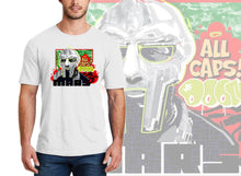 Load image into Gallery viewer, Art Society x MARS x MF DOOM ALL CAPS TEE SHIRT WHITE