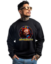 Load image into Gallery viewer, Art Society STAINED GLASS CHUCKY CREW SWEATSHIRT BLACK