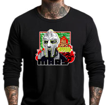 Load image into Gallery viewer, Art Society x MARS x MF DOOM ALL CAPS LS TEE SHIRT BLACK