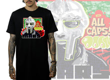 Load image into Gallery viewer, Art Society x MARS x MF DOOM ALL CAPS TEE SHIRT BLACK