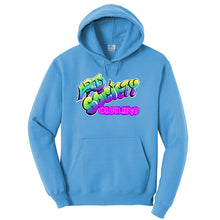 Load image into Gallery viewer, Art Society CALDERON GRAFFITI HOODIE AQUATIC BLUE