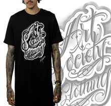 Load image into Gallery viewer, Art Society MR. RUCA SCRIPT TEE SHIRT BLACK