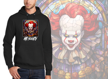 Load image into Gallery viewer, Art Society STAINED GLASS PENNYWISE HOODIE BLACK