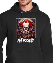 Load image into Gallery viewer, Art Society STAINED GLASS PENNYWISE HOODIE BLACK