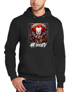 Art Society STAINED GLASS PENNYWISE HOODIE BLACK