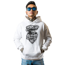 Load image into Gallery viewer, Art Society LOYALTY MAKES YOU FAMILY HOODIE WHITE