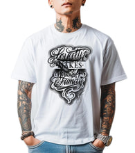 Load image into Gallery viewer, Art Society LOYALTY MAKES YOU FAMILY TEE SHIRT WHITE