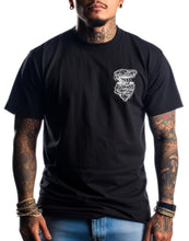 Load image into Gallery viewer, Art Society LOYALTY MAKES YOU FAMILY TEE SHIRT BLACK FRONT/BACK