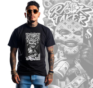 Art Society RISK TAKER TEE SHIRT BLACK