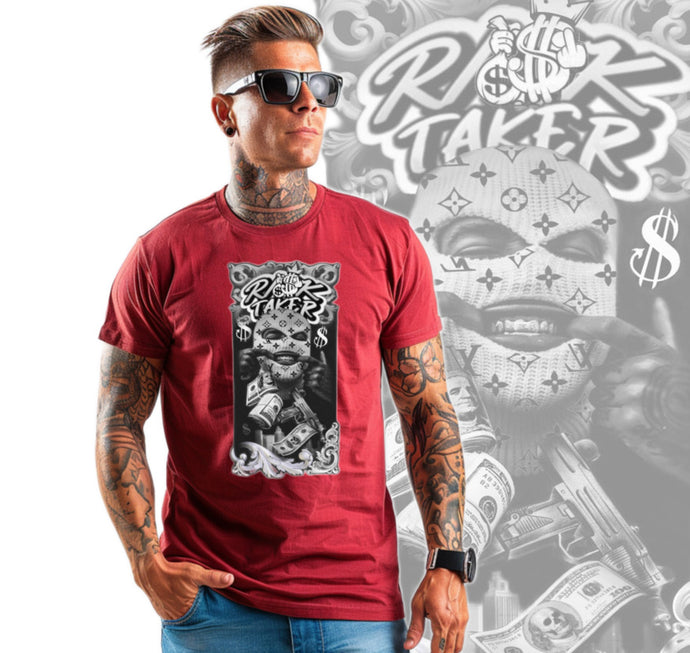 Art Society RISK TAKER TEE SHIRT RED