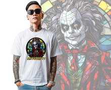 Load image into Gallery viewer, Art Society STAINED GLASS BEETLEJUICE TEE SHIRT WHITE