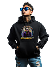 Load image into Gallery viewer, Art Society STAINED GLASS JOKER HOODIE BLACK