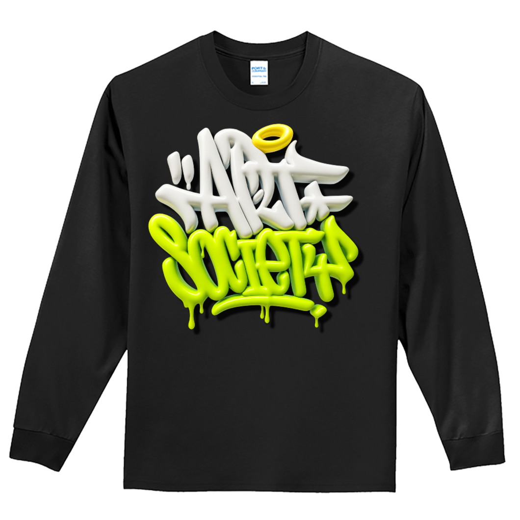 Art Society 3D GRAFFITI DRIP LS TEE SHIRT VOL.1