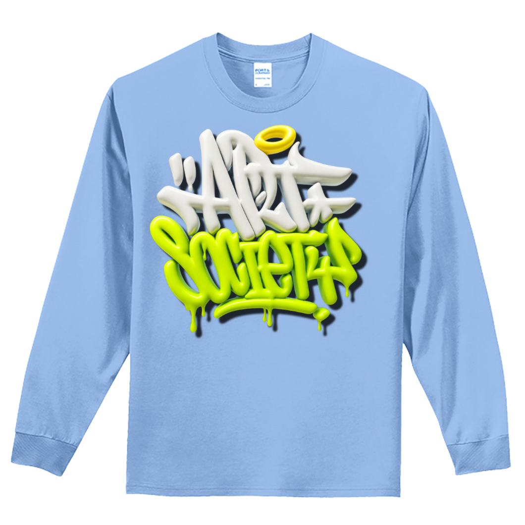 Art Society 3D GRAFFITI DRIP LS TEE SHIRT VOL.2
