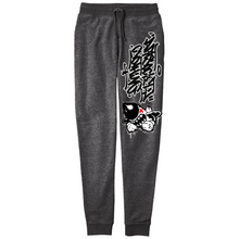 Load image into Gallery viewer, Art Society BRUISER DRIP GRAFF JOGGERS CHARCOAL