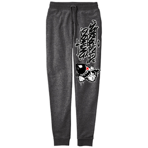 Art Society BRUISER DRIP GRAFF JOGGERS CHARCOAL