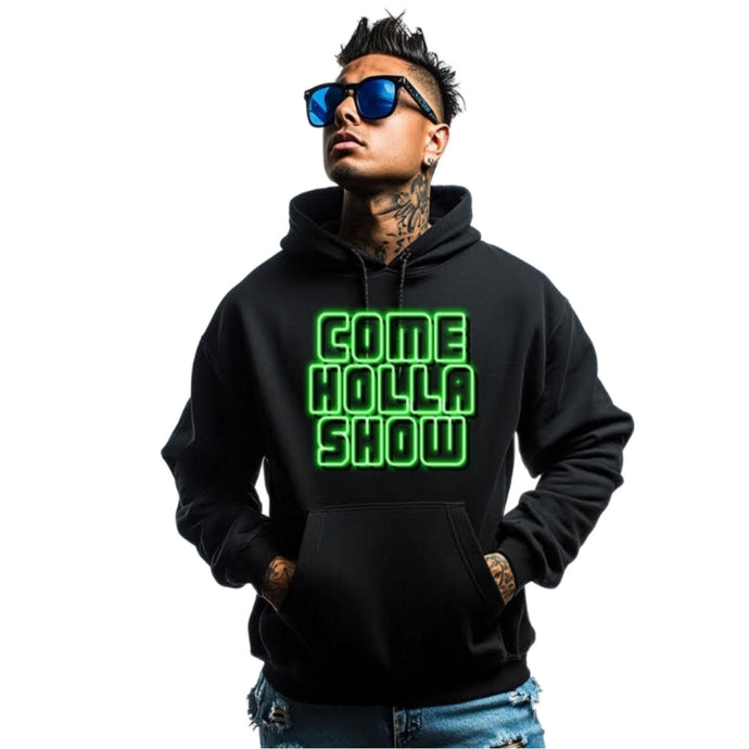 Art Society COME HOLLA SHOW SIGNATURE HOODIE BLACK GREEN