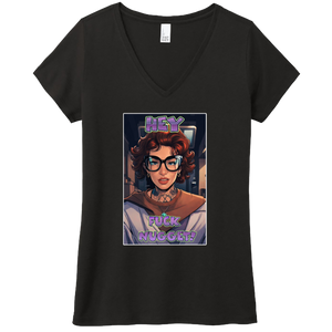 Art Society FUCK NUGGET WOMENS VNECK TEE VOL.1