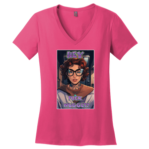 Art Society FUCK NUGGET WOMENS VNECK TEE VOL.1