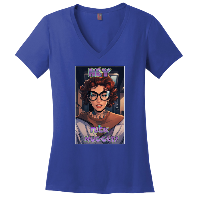 Art Society FUCK NUGGET WOMENS VNECK TEE VOL.2