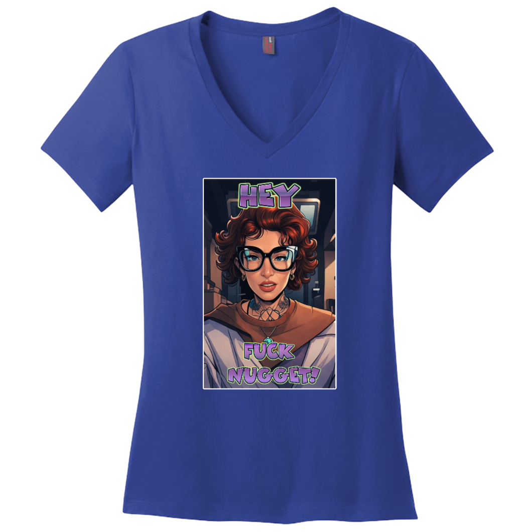 Art Society FUCK NUGGET WOMENS VNECK TEE VOL.2