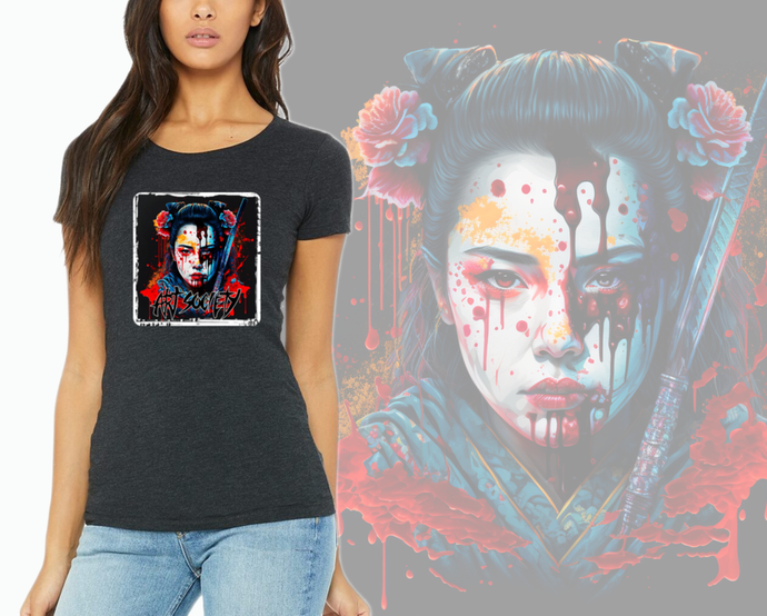 Art Society GEISHA WARRIOR VOL. 1 WOMENS TEE BLACK