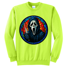 Load image into Gallery viewer, Art Society STAINED GLASS GHOSTFACE CREW SWEATSHIRT VOL.2