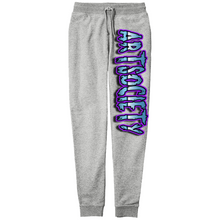 Load image into Gallery viewer, Art Society SCRIPT V2 JOGGERS LIGHT GREY