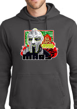 Load image into Gallery viewer, Art Society x MARS x MF DOOM ALL CAPS HOODIE CHARCOAL