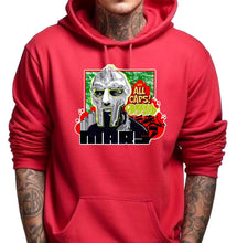 Load image into Gallery viewer, Art Society x MARS x MF DOOM ALL CAPS HOODIE RED