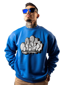 Art Society SIMON DEE V2 CREW SWEATSHIRT ROYAL BLUE