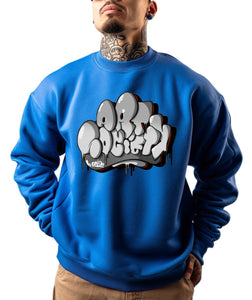 Art Society SIMON DEE V2 CREW SWEATSHIRT ROYAL BLUE