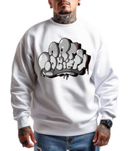 Load image into Gallery viewer, Art Society SIMON DEE V2 CREW SWEATSHIRT WHITE