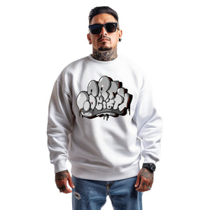 Art Society SIMON DEE V2 CREW SWEATSHIRT WHITE