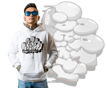 Load image into Gallery viewer, Art Society SIMON DEE V2 HOODIE WHITE