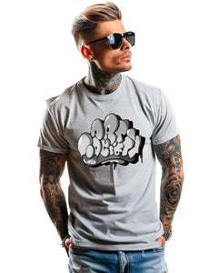 Art Society SIMON DEE V2 TEE SHIRT LIGHT GREY