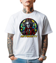 Load image into Gallery viewer, Art Society STAINED GLASS BEETLEJUICE TEE SHIRT WHITE