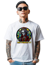 Load image into Gallery viewer, Art Society STAINED GLASS BEETLEJUICE TEE SHIRT WHITE