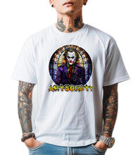 Load image into Gallery viewer, Art Society STAINED GLASS JOKER TEE SHIRT WHITE