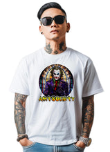 Load image into Gallery viewer, Art Society STAINED GLASS JOKER TEE SHIRT WHITE