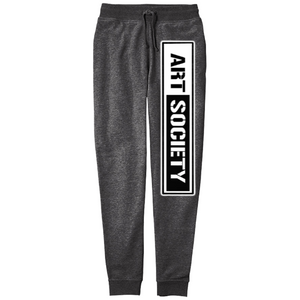 Art Society STENCIL BAR JOGGERS CHARCOAL