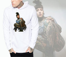 Load image into Gallery viewer, Art Society TATTOOED NATALIE HOODIE WHITE