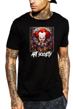 Load image into Gallery viewer, Art Society STAINED GLASS PENNYWISE TEE SHIRT BLACK