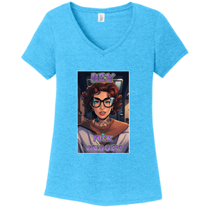 Art Society FUCK NUGGET WOMENS VNECK TEE VOL.2
