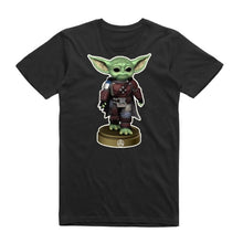 Load image into Gallery viewer, Art Society x Retro Kings BABY YODA MANDO 2 TEE SHIRT BLACK