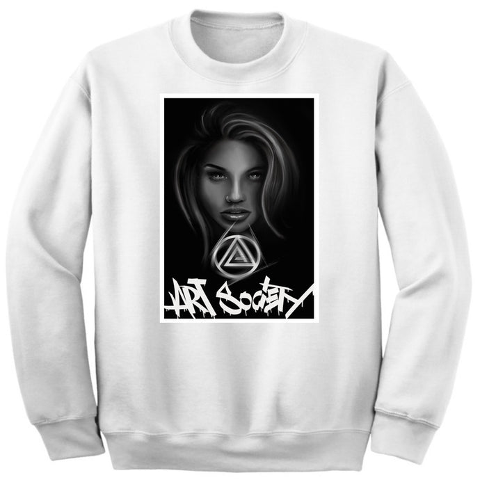 Art Society x Retro Kings x JAMES TAYLOR CREW SWEATER WHITE