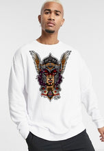 Load image into Gallery viewer, Art Society x Retro Kings VALKYRIE CREW SWEATER WHITE