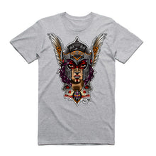 Load image into Gallery viewer, Art Society x Retro Kings VALKYRIE TEE SHIRT GREY