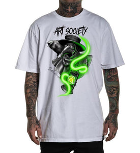 Art Society PLAGUE DOCTOR TEE SHIRT WHITE