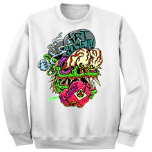 Load image into Gallery viewer, Art Society MONSTER DROP SWEATER WHITE